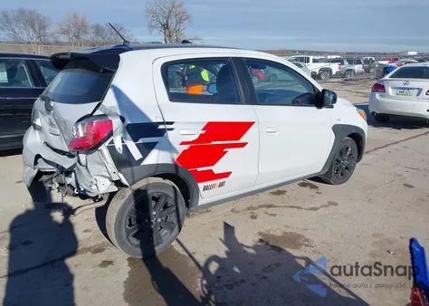 2023 Mitsubishi Mirage Black Edition/Ralliart/Se из США, поврежденный, VIN ML32AWHJ4PH004668